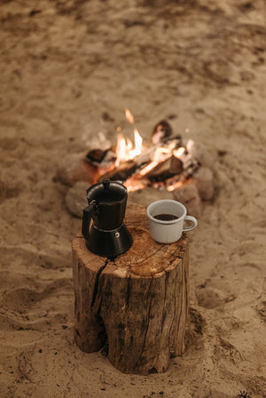 coffee at the campsite