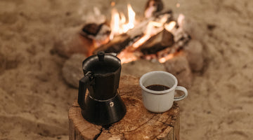 coffee at the campsite