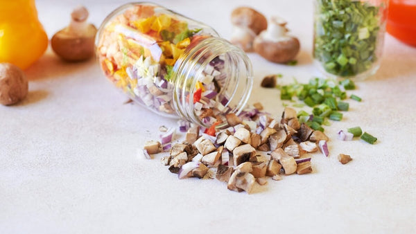 freeze-dried vegetable mix
