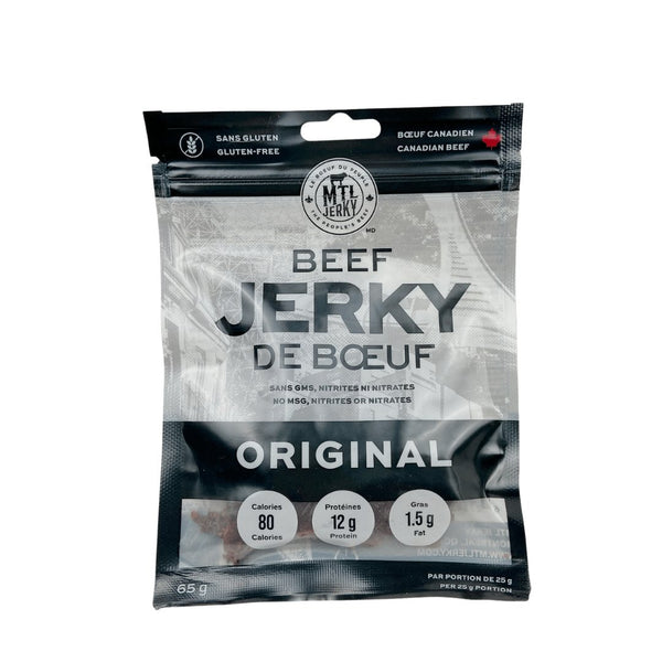 Beef jerky made in Montreal